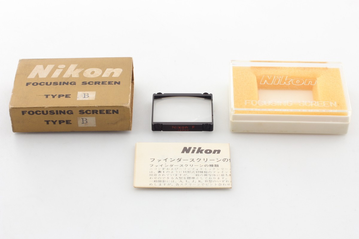 MINT in Box ] Nikon F Focusing Screen Type B For Nikon F