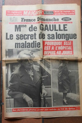 FRANKREICH SONNTAG Nr. 1719 SERGE LAMA / MICHEL SARDOU / MIKE BRANT / RINGO