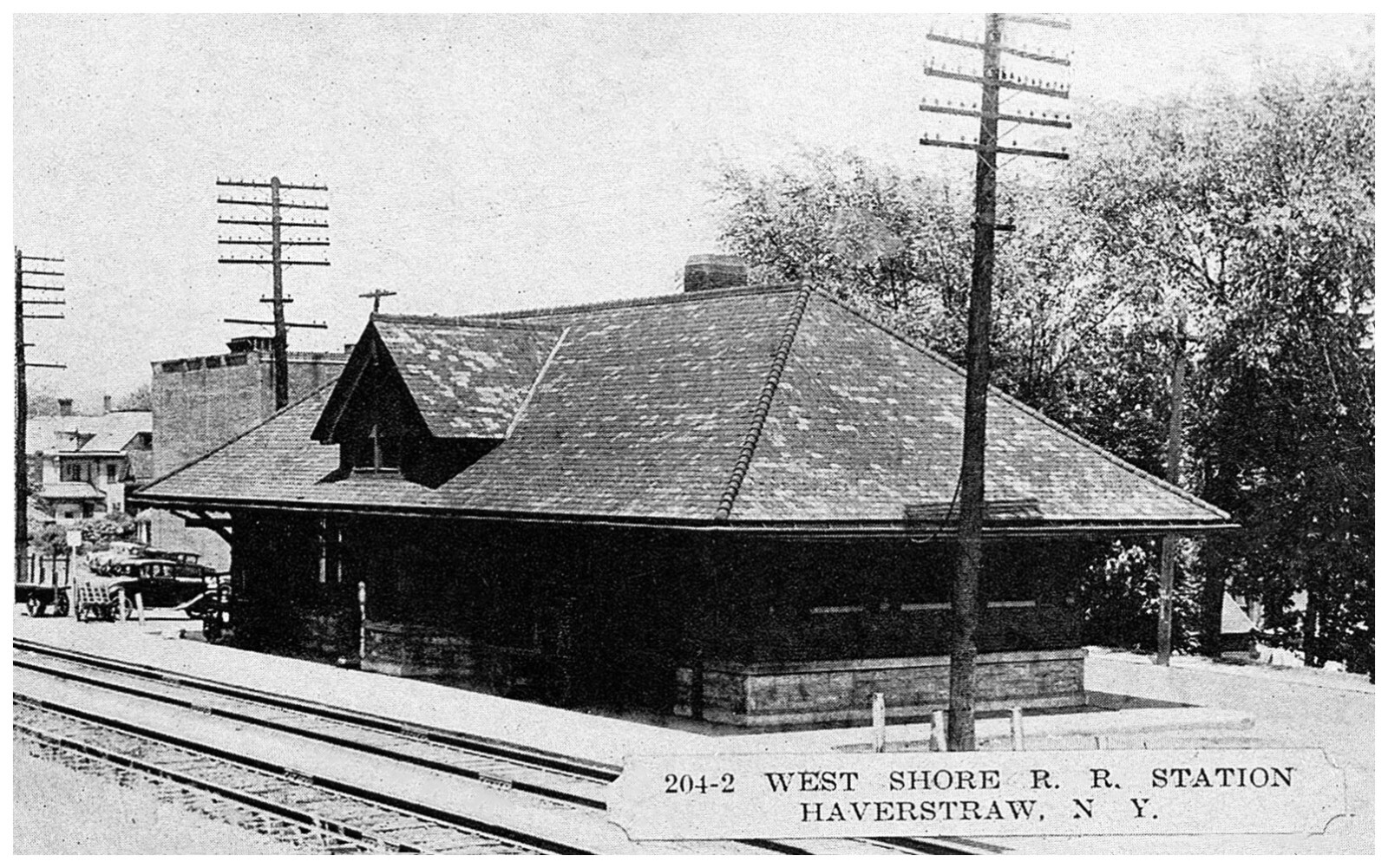 Haverstraw New York NY West Shore Railroad Train Station Reprint Postcard 75671 eBay