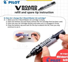 Pilot V Board White Board Marker Pen Refill 2pcs- PKT Whiteboard