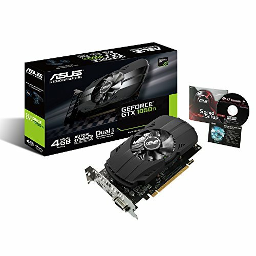 【中古】「未使用品」ASUS Geforce GTX 1050 Ti 4GB Phoenix Fan Edition DVI-D HDMI DP 1.4 Gaming Graphics Card (PH-GTX1050TI-4G) Graphic Cards ASUS Geforce GTX 1050 Ti 4GB Phoenix fan Edition DVI-D HDMI DP 1.4