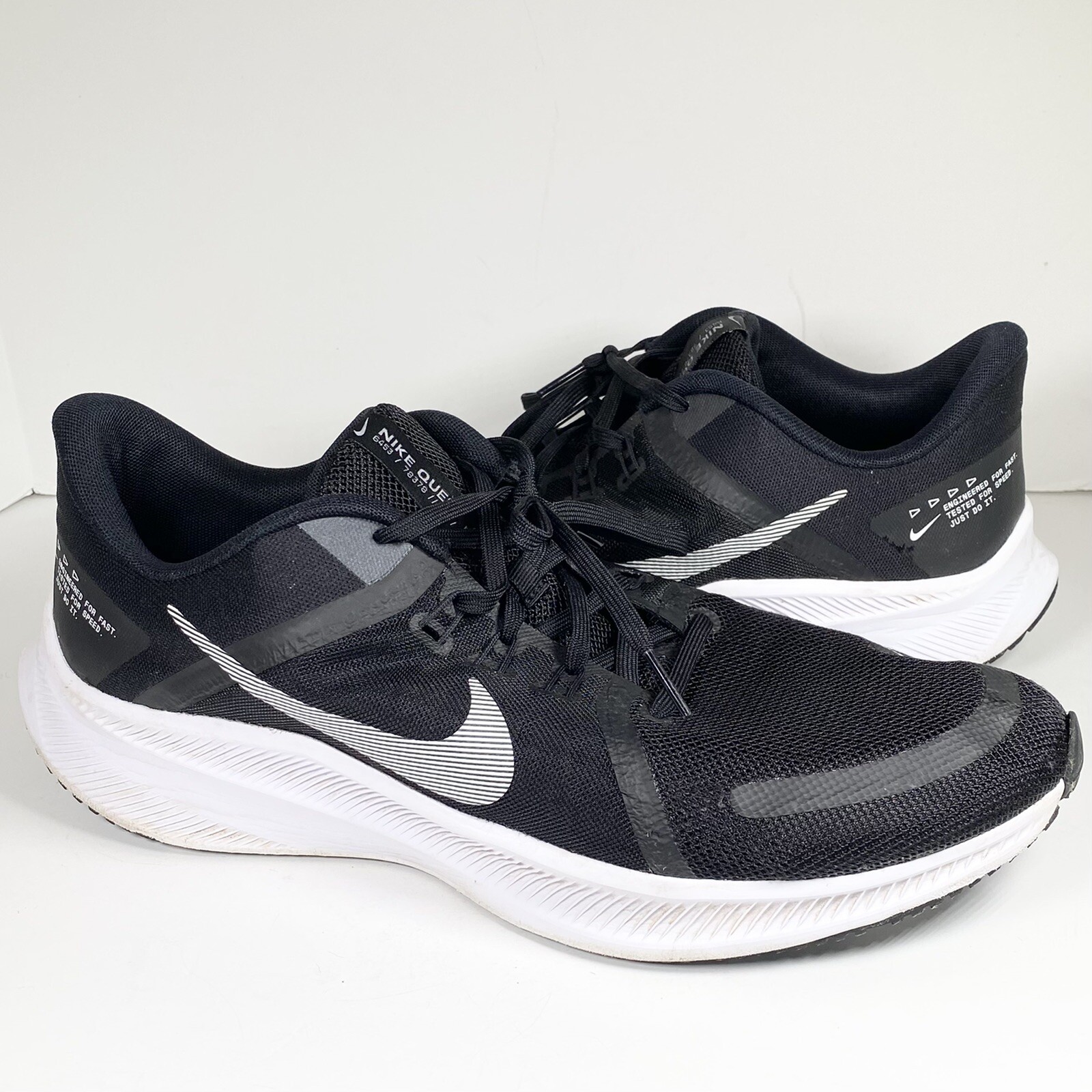 Nike Men's Quest 4 Sneaker Shoes Road Running 13 Blac… Gem