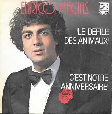 Enrico Macias: Die Parade der Tiere [Vinyl 45 Tours 7''] 1979 - SEHR GUTER ZUSTAND
