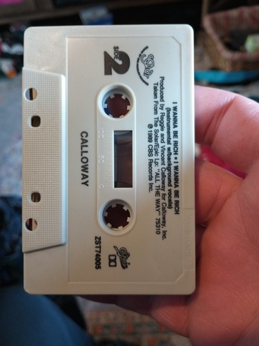 Calloway - I Wanna Be Rich - Cassette Tape Single - Epic - Picture 3 of 4
