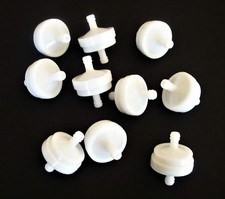 10 GOLIATH INDUSTRIAL 1/4" UNIVERSAL IN LINE FUEL GAS FILTERS LAWN MOWER FF14MW