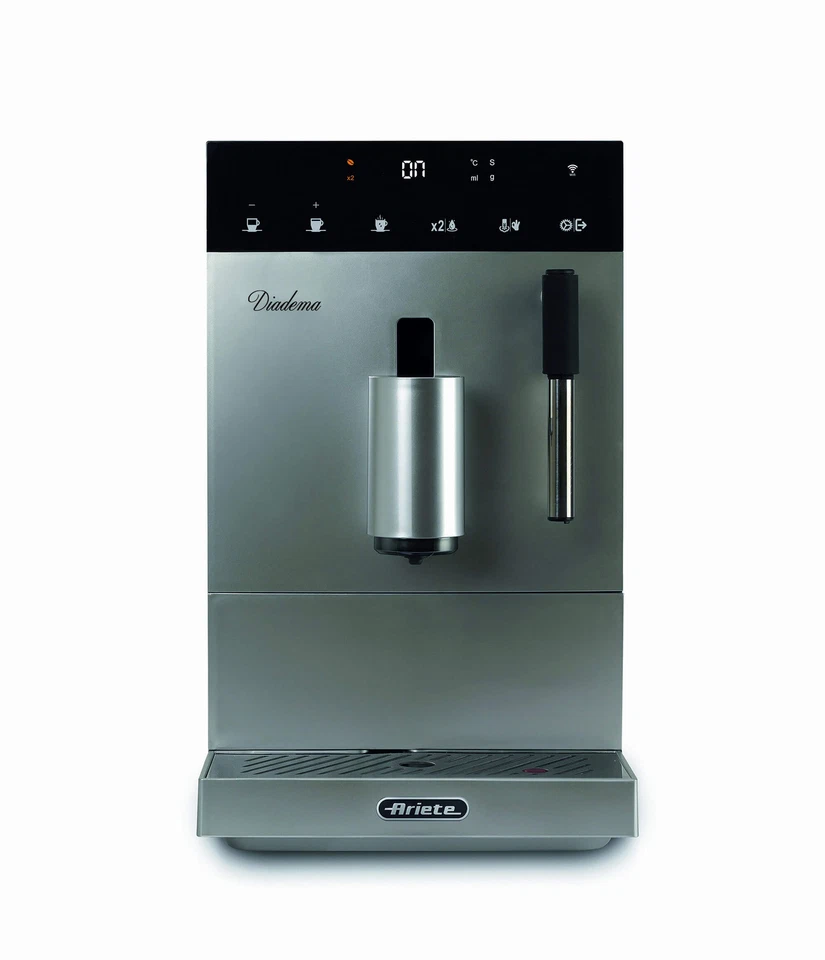 Ariete Diadema Macchina da caffè automatica 1452 1350W + Cappuccinatore Silver - Immagine 3 di 4