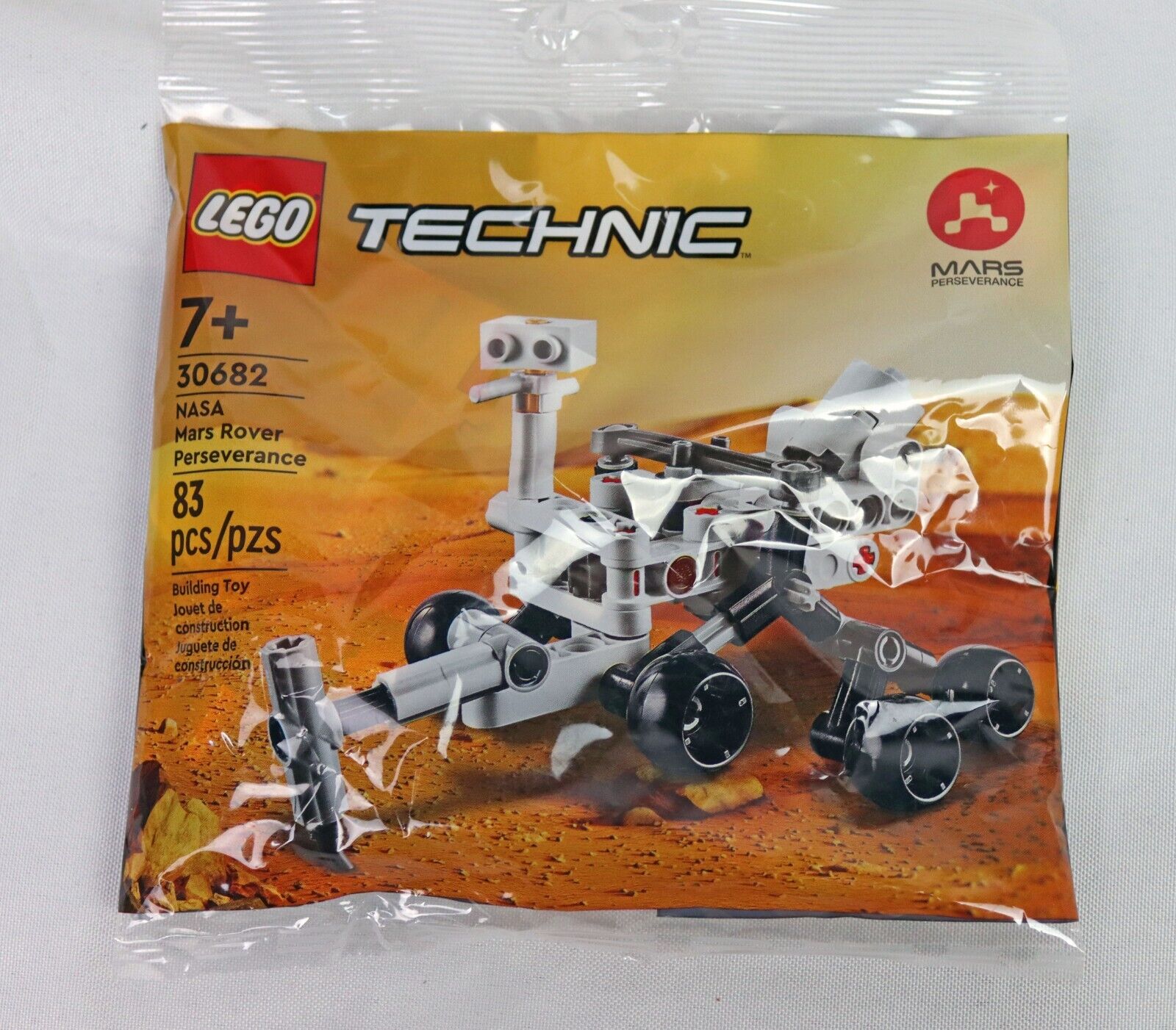 LEGO 30682 Technic NASA Mars Rover Perseverance Polybag 83pcs - Brand New