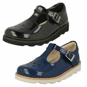 crown wish kid black patent