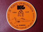 AUTOCOLLANT STICKER K6 BLOUSON AVIATION CUIR L CASSI ST CHRISTOPHE SUR LE NAIS