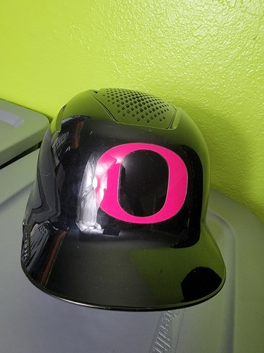 Oregon Ducks Baseball Softball Helm Player Issue schwarz pink #7 Evoshield 2XS - Bild 1 von 9