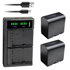 Kastar Battery LTD2 Charger for JVC GY-HM650U, GY-HM650SC, GY-HM660U, GY-HM660SC