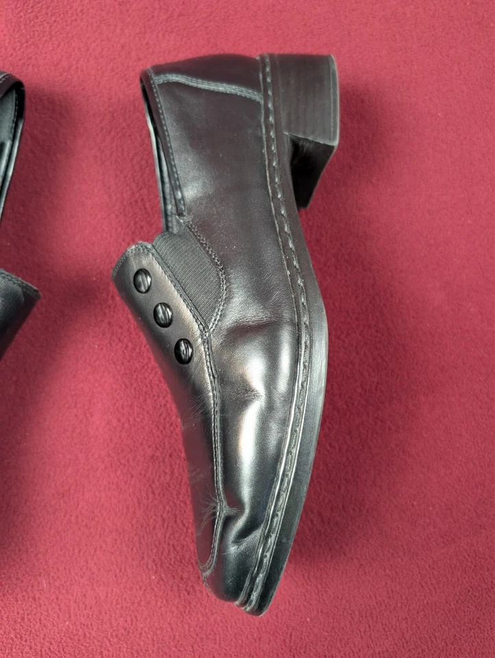 Rieker Zapatos Antiestrés Talla 10 Casual Cuero Negro Foto 4 de 4