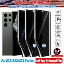 Anti-Spy Privacy Hydrogel Screen Protector For Samsung Galaxy S24 Ultra Plus S23