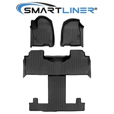 SMARTLINER Floor Mats 3 Row 2021-2025 Cadillac Escalade (2nd Row Bucket Seats)