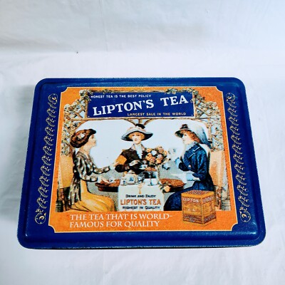 Lipton's Tea Honest Tea Is The Best Policy Limited Edition Decorative Tin