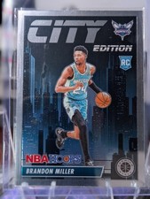 2023-24 Panini Nba Hoops Premium Stock - City Edition Brandon Miller #12 (RC)