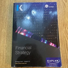 Kaplan CIMA F3 Financial Strategy Study Text Strategic Level
