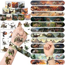 96PCS Realistic Dinosaur Party Favors Set include 72Pcs Temporary...