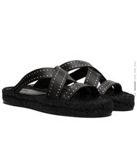 Size - 39 Isabel Marant Black Ika Sandals