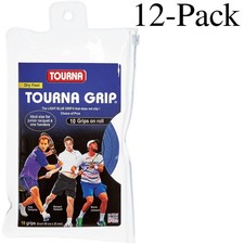 Tourna Grip 10 Grips, 99 cm x 25 mm - Blue 12-Pack 