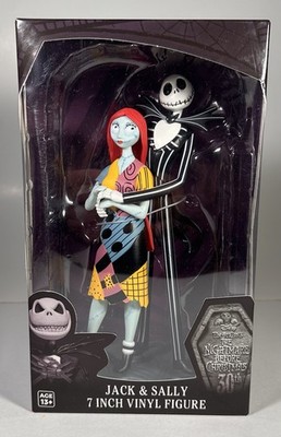 Jack & Sally, The Nightmare Before Christmas- 7 Inch Vinyl Figure 