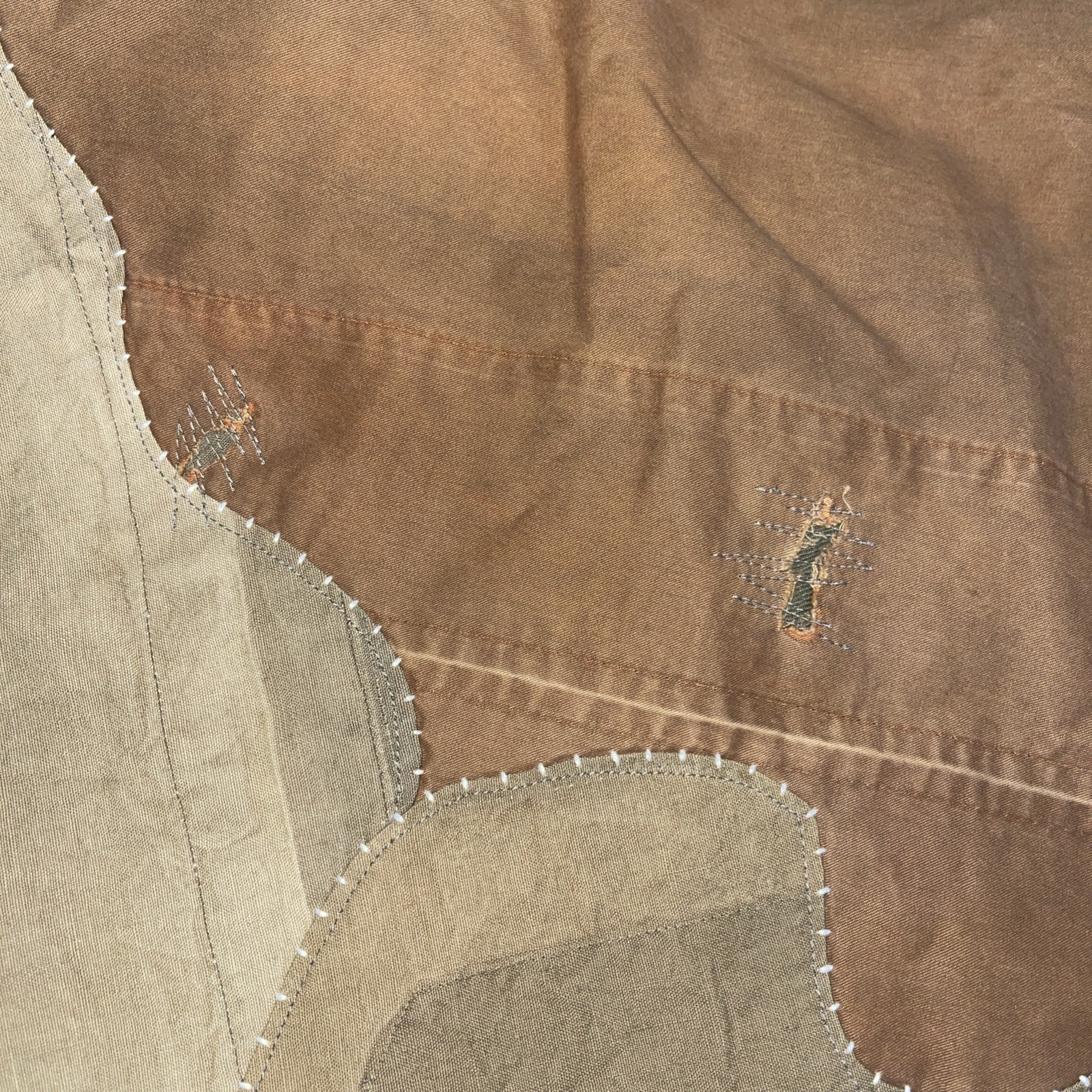 Studio Ginjirou Camo Patchwork Pullover Jacket Sz… - image 8