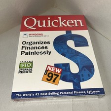 Intuit Quicken Starter Edition For Windows 95 3.1 NEW SEALED VINTAGE SOFTWARE