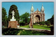 Winnipeg-Manitoba, St Boniface Basilica, Vint...
