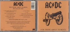 AC/DC - For Those About to Rock We Salute You CD 1990 ATLANTIC EARLY PRESS