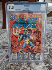 Blue Devil 1 Cgc 7.0  Newsstand White Pages 1984 Dc Comics