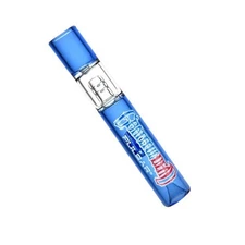 Grateful Dead Glass Chillum | Built-In Ash Catcher | 4"