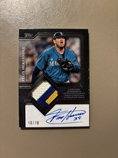 2025 Topps Update Autograph Patch #10/10 Felix Hernandez *Read Description*