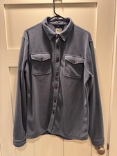 Vuori Aspen ment's fleece shirt large, light grey