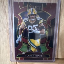 Panini Select Tucker Kraft Rookie #37 Maroon Prizm /149 Packers NFL Football
