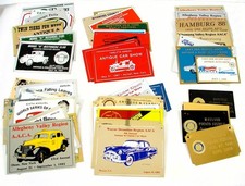 Vintage Car Show Dash Plaque Badge Lot Of 57 Man Cave All Pictured