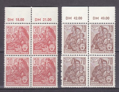 582 B, 585 B  xx   OR-VB    Fünfjahresplan 30 Pf., 70 Pf.