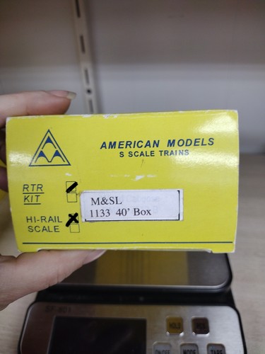 Coche de carga escala S American Models M&SL 40' 1133 #54650 Hi-Rail | Zustand: New