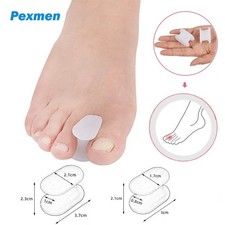Pexmen 2/4Pcs Gel Toe Separator Hallux Valgus Bunion Corrector Toe Protector Spa