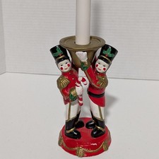 Partylite Toy Soldier Candle Holder Christmas Holiday Home Decor