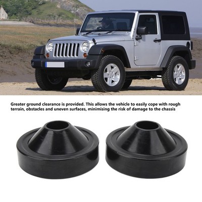 1in Rear Coil Spring Spacers Lift Kit Rugged Improved Ground Clearance For W SET