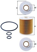 Mahle ÖLfilter Ox 163/4D Filtereinsatz FüR Meriva Corsa Astra Combo Opel Honda 7