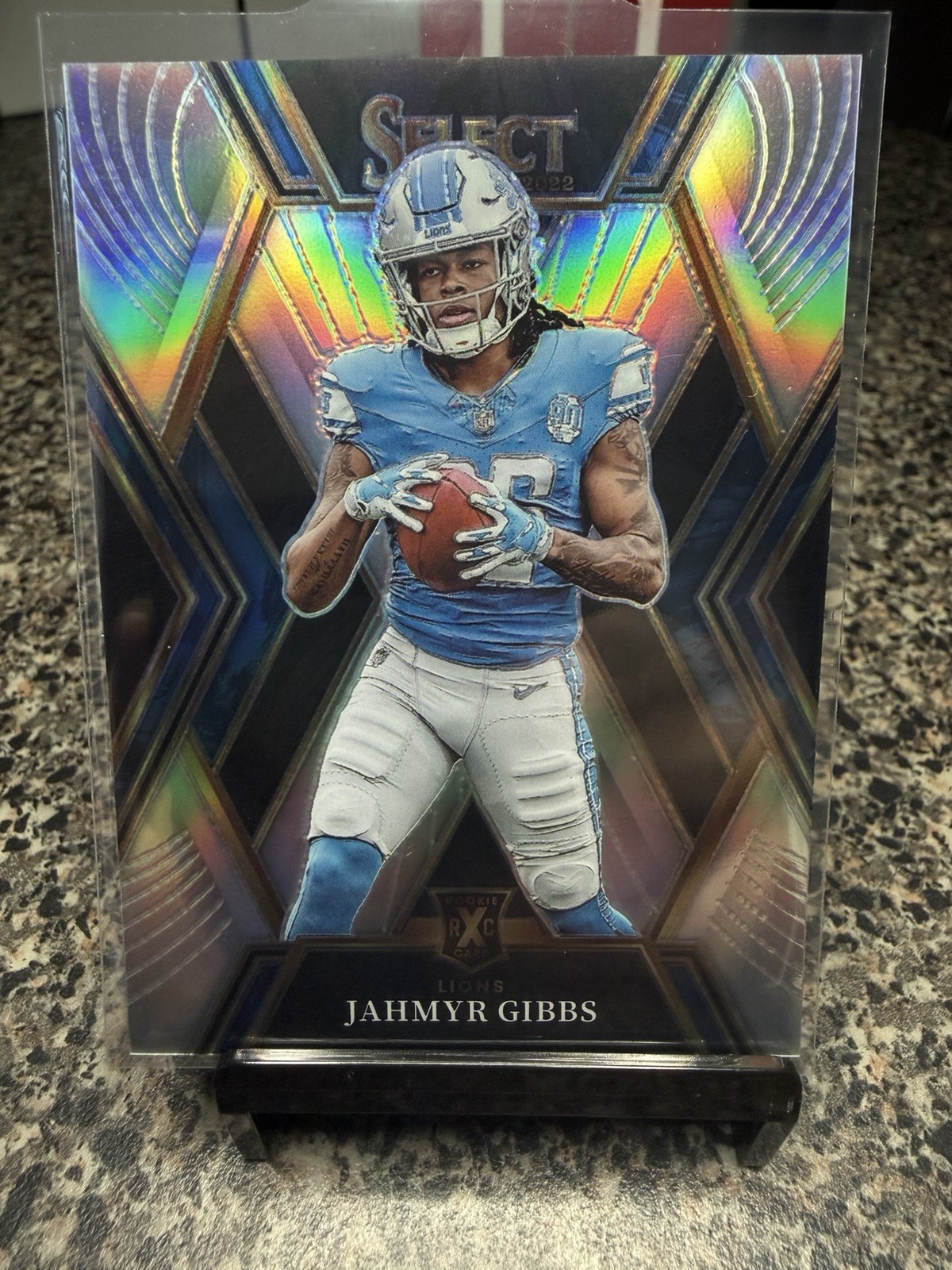 2022 Panini Select - 2023 XRC Jahmyr Gibbs #508 Silver Prizm (RC)