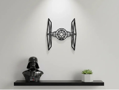 TIE Fighter Star Wars Wall Art Wandbild Wanddeko Wandkunst Modern Dekoration