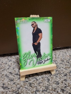 2026 Upper Deck Allure AEW Matt Jackson GV-8 Glow Vectors Green Parallel 18/99