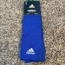 ADIDAS BASEBALL OVER THE CALF AEROREADY COMPRESSION ROYAL BLUE SOCKS SZ L - NEW
