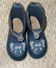 IGOR Blue ELEPHANT Rain boots design for little kids Size 24, USA Size 8T