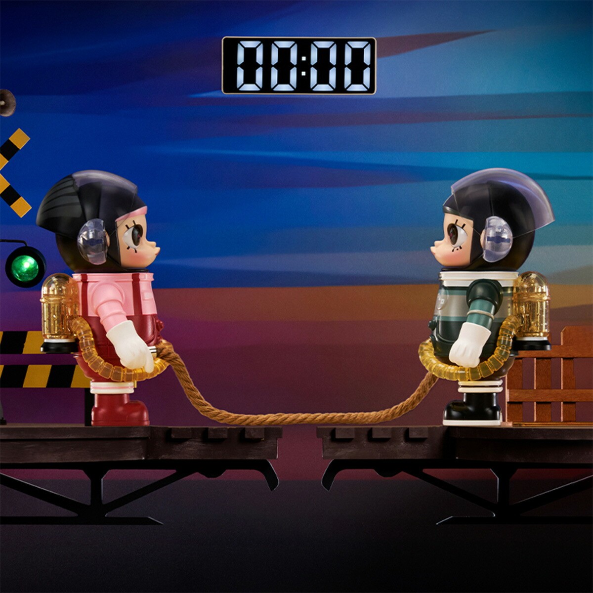 POP MART MEGA SPACE MOLLY 100% Squid Game Figure Set of 2 from