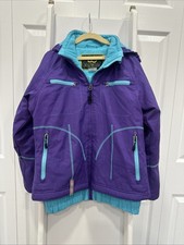 Boulder Gear Ski Jacket Snowboard Waterproof Purple Girls Kids Youth Large