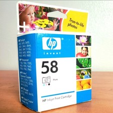 HP 58 Photo Inkjet Print Cartridge 58 Color Print from HP Invent, New Ink