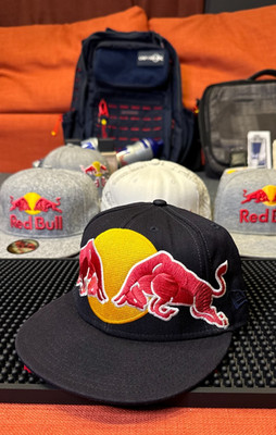 Red Bull Athletes Only Hat - New Era 59Fifty - Color Navy - Size 7